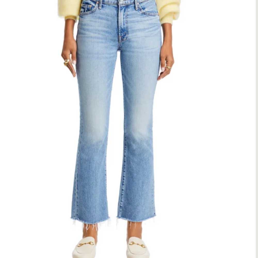 Mother Denim- The Outside Flood Fray, Size 30